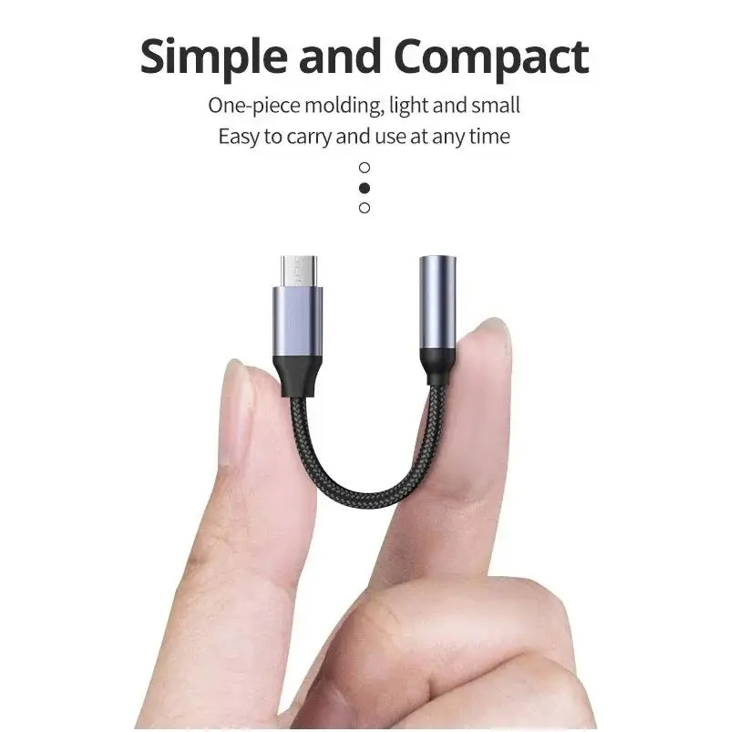 KEBIDU Type C To 3.5mm Audio A - огляд і ціна Audiophile Headphone Wired