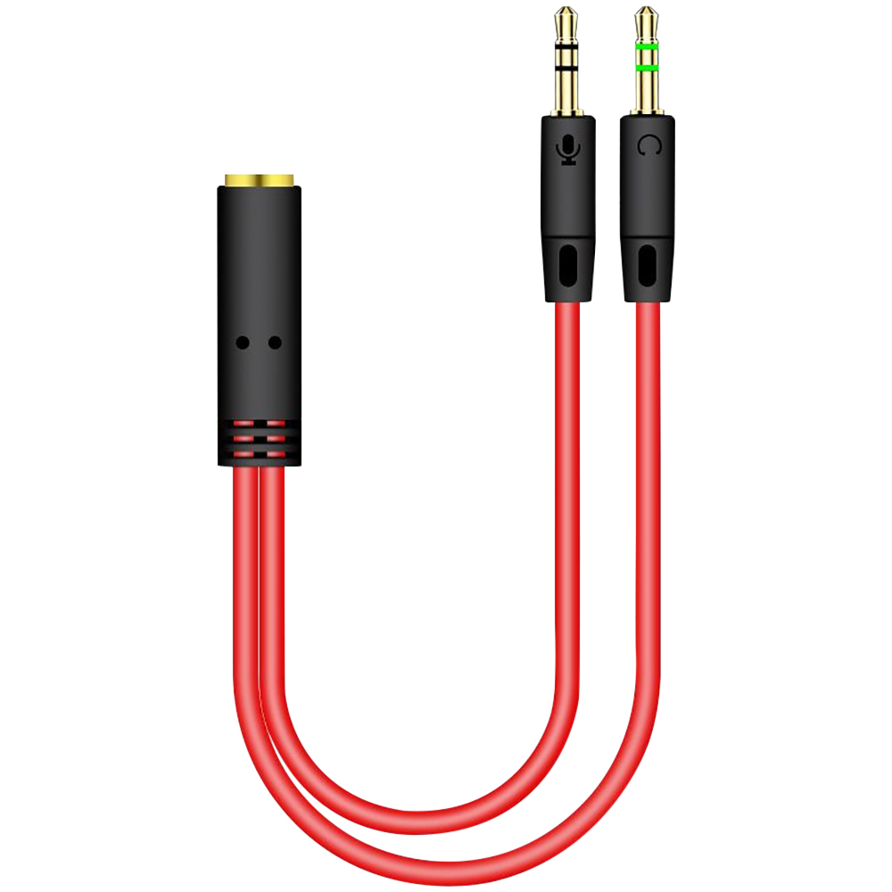 3.5mm Jack 2 Male To 1 Female  - огляд і ціна Audio Splitter Y